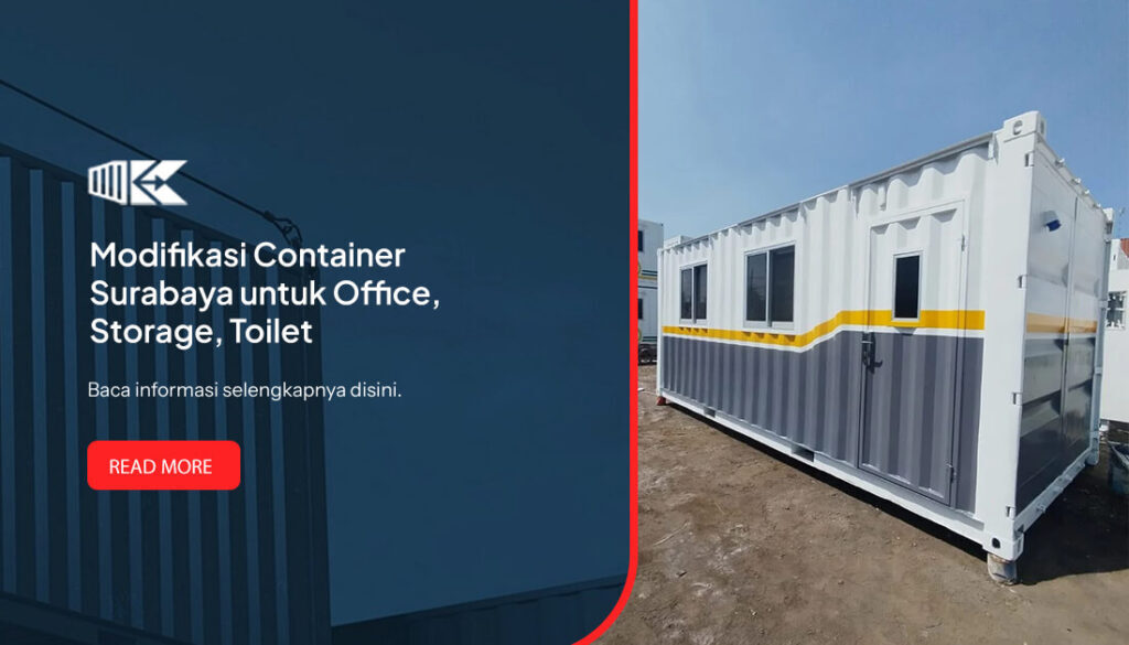 Modifikasi Container Surabaya untuk Office, Storage, Toilet(1)